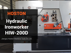 Máquina de corte de hierro para trabajadores de hierro con perforación combinada HIW-200D