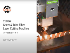 Máquina de corte por láser de 2000W con máquina de corte por láser de lámina de mesa y tubo de intercambio