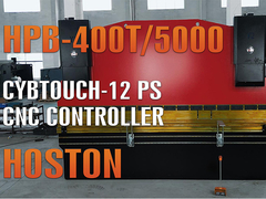 Hoston Big 3 + 1 Eje Freno de Presión CNC HPB-400T-5000 con controlador CT-12