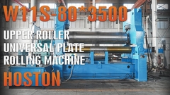 Máquina de laminado de placas universales de rodillo superior de tipo grande W11S W11S-80*3500